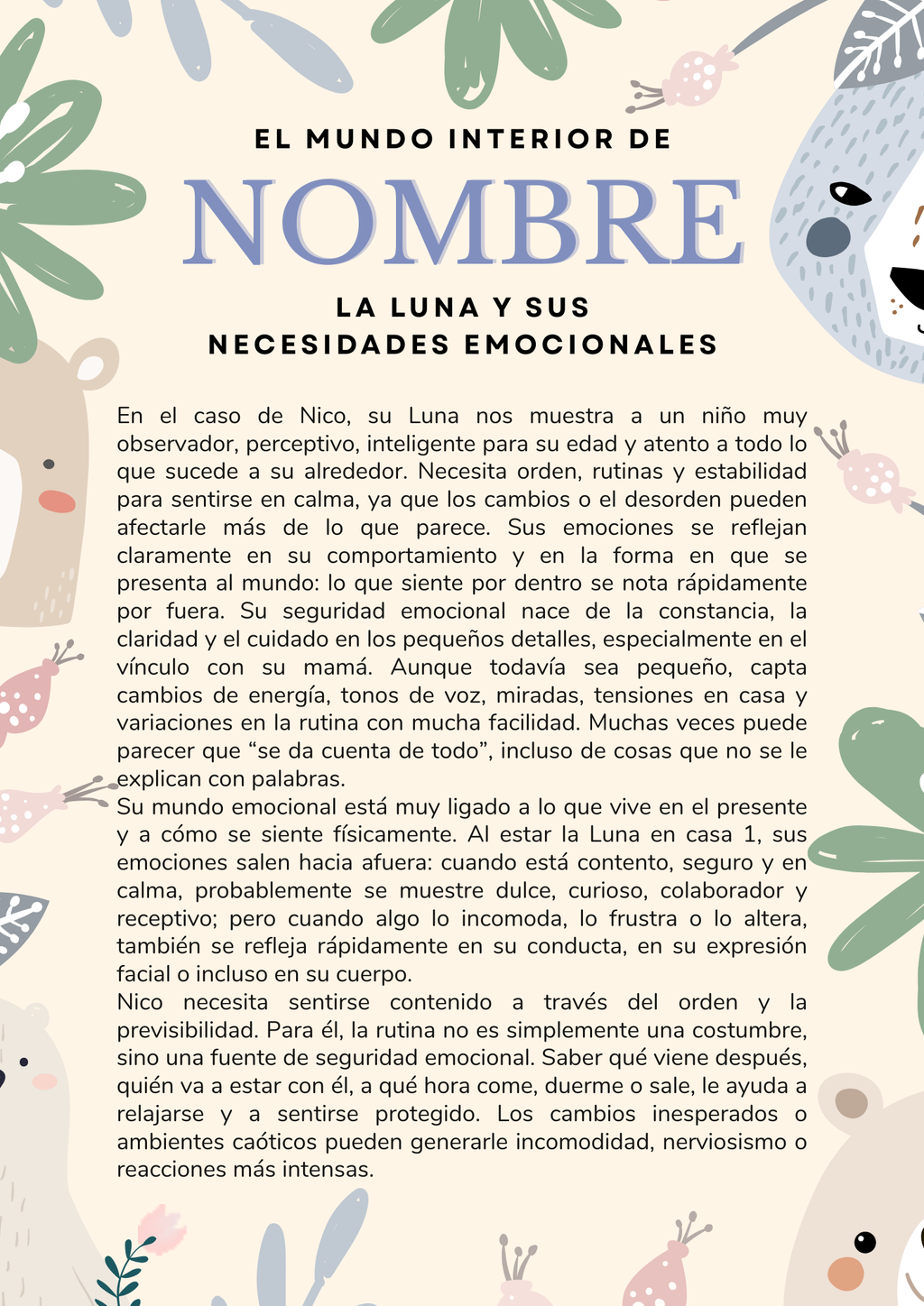 Póster Personalizado de Carta Astral · Capitán del Universo + Su carta explicada ✦